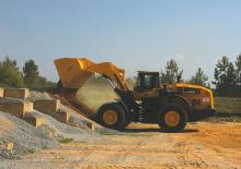 Pale gommate Komatsu WA500-8