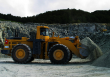Pale gommate Komatsu WA800-3