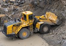 Pale gommate Komatsu WA900-8E0