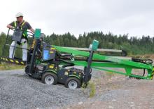 Piattaforme aeree articolate gommate HS-Tecno Leguan 125