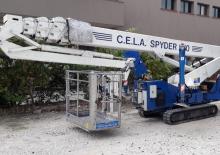 Piattaforme aeree telescopiche cingolate CELA Spyder 260