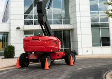 Piattaforme aeree telescopiche gommate Manitou TJ 85