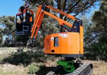Piattaforme aeree articolate cingolate Mecaplús ME-7
