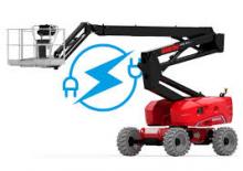 Piattaforme aeree articolate gommate Manitou ATJ 60 e