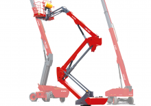 Piattaforme aeree articolate gommate MAGNI DAB18RT