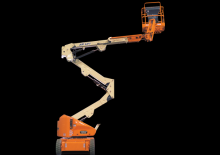 Piattaforme aeree articolate gommate BEHM GTB 140