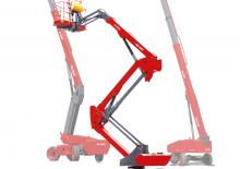 Piattaforme aeree articolate gommate MAGNI HAB18RT
