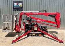 Piattaforme aeree articolate gommate Basket RQG 12 spider