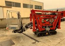 Piattaforme aeree articolate gommate Basket RQG 18 spider