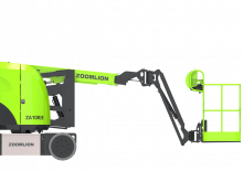 Piattaforme aeree articolate gommate Zoomlion ZA10RJE
