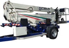 Piattaforme aeree articolate su rimorchio trainabile CELA DT-72
