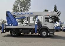 Piattaforme aeree articolate su rimorchio trainabile Socage Sioux 35/23