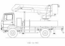 Piattaforme aeree articolate su rimorchio trainabile Versalift VOE-36-MHI (EXPORT)