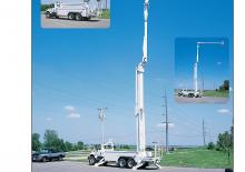 Piattaforme aeree articolate su rimorchio trainabile Altec A77T