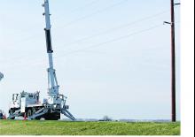 Piattaforme aeree articolate su rimorchio trainabile Altec AH100A