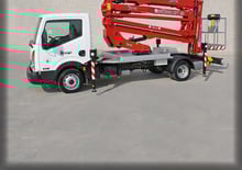 Piattaforme aeree articolate su rimorchio trainabile Hinowa OrchideaLift 21.11