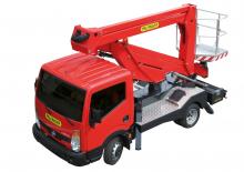 Piattaforme aeree articolate su rimorchio trainabile Palfinger P 200 A