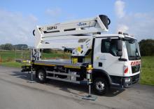 Piattaforme aeree articolate su rimorchio trainabile GSR E260PXJ Comfort 