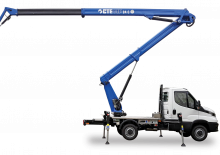 Piattaforme aeree telescopiche autocarrate CTE MP 24 C