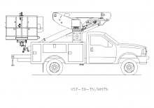 Piattaforme aeree articolate su rimorchio trainabile Versalift VST-39-TN