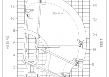 Piattaforme aeree articolate su rimorchio trainabile Versalift VST-40-AP