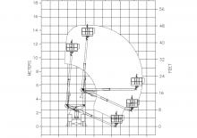 Piattaforme aeree articolate su rimorchio trainabile Versalift VST-43-TN