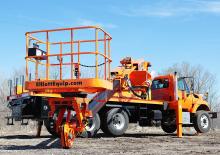 Piattaforme aeree telescopiche autocarrate Elliott Equipment H55F HiReach