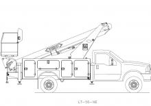 Piattaforme aeree telescopiche autocarrate Versalift LT 56 NE