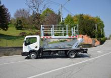 Piattaforme aeree telescopiche autocarrate Multitel MS 100 