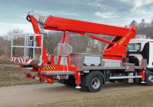 Piattaforme aeree telescopiche autocarrate Palfinger P 280 CK
