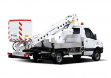 Piattaforme aeree telescopiche autocarrate Bumar PTM-20E v2