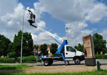 Piattaforme aeree telescopiche autocarrate Socage T315 ForSte