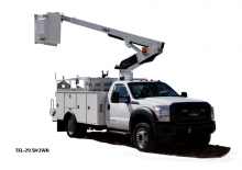 Piattaforme aeree telescopiche autocarrate Versalift TEL-29-EI
