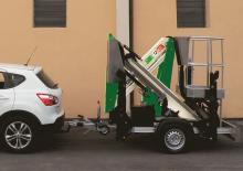 Piattaforme aeree articolate su rimorchio trainabile Comet X Trailer 12
