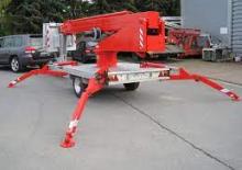 Piattaforme aeree telescopiche su rimorchio trainabile TEUPEN TL 18 H