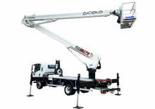 Piattaforme aeree telescopiche autocarrate CELA DT121