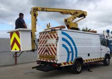 Piattaforme aeree telescopiche autocarrate Versalift EST 46 NF