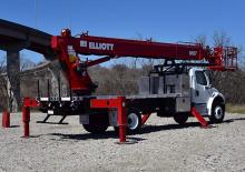 Piattaforme aeree telescopiche autocarrate Elliott Equipment M87 HiReach