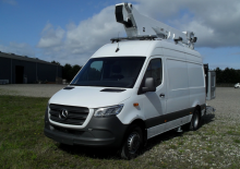 Piattaforme aeree telescopiche autocarrate Danilift PD143V