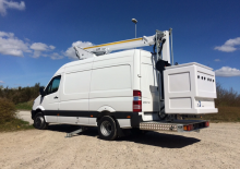 Piattaforme aeree telescopiche autocarrate Danilift PV155V