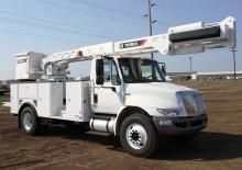 Piattaforme aeree telescopiche autocarrate Terex SCM55