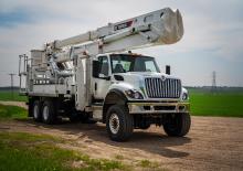 Piattaforme aeree telescopiche autocarrate Terex TM100