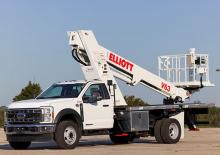 Piattaforme aeree telescopiche autocarrate Elliott Equipment V63 HiReach