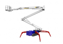 Piattaforme aeree telescopiche cingolate Palazzani TZ 108+ C
