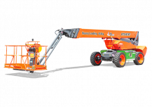 Piattaforme aeree telescopiche gommate Dingli BT34ERT