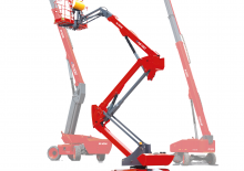 Piattaforme aeree telescopiche gommate MAGNI HTB24RT
