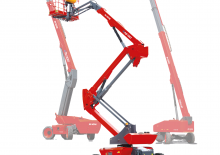 Piattaforme aeree telescopiche gommate MAGNI HTB26RT