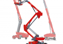 Piattaforme aeree telescopiche gommate MAGNI HTBJ30RT