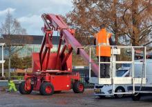 Piattaforme aeree telescopiche gommate Kreitzler KIB 25/215 T