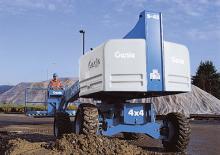 Piattaforme aeree telescopiche gommate Genie S-45